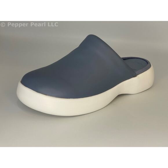 Women's Size 7 Blue Clog Mule Comfortable Slip and Water Resistant Shoe - Picture 3 of 10